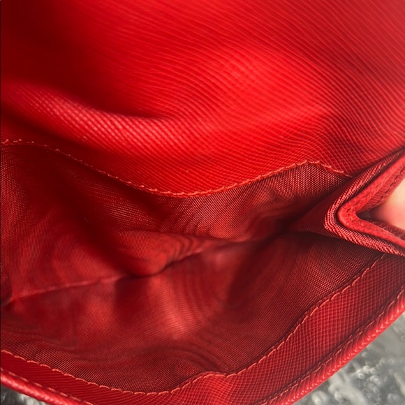 Prada Red Compact Wallet - Picture 8 of 8